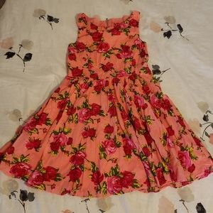 Pink Floral Betsey Johnson Dress Size 12